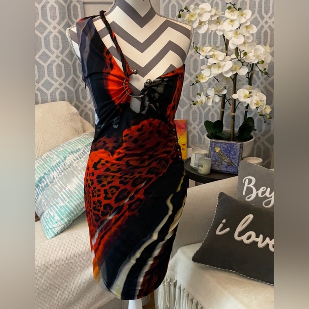 NWT ROBERTO CAVALLI Runaway Dress - Picture 1 of 11